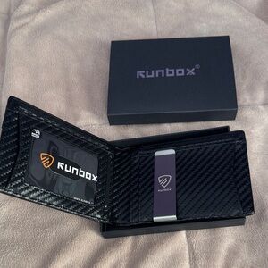 Black Carbon Fiber Money Clip
